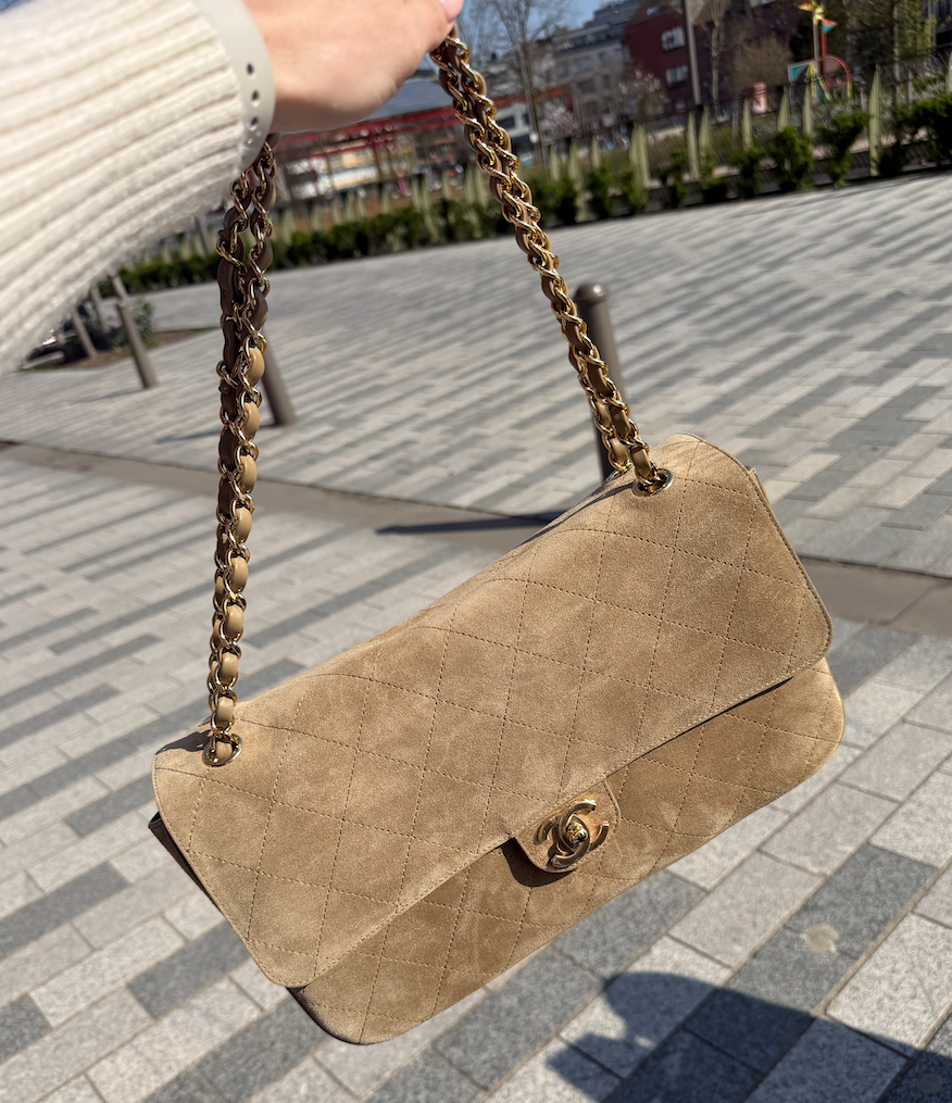 Custom Order - Base Shaper for Chanel Flap in Suede Leather (2026 Spring Summer Collection)