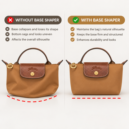Base Shaper / Bag Insert Saver for Longchamp Le Pliage Original Pouch