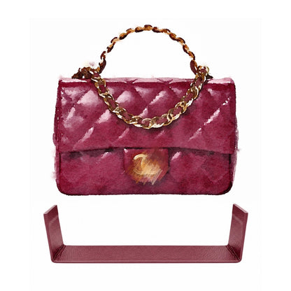 Base Shaper / Bag Insert Saver for CHANEL Golden Twisted Links Mini Top Handle Rectangular Flap Bag