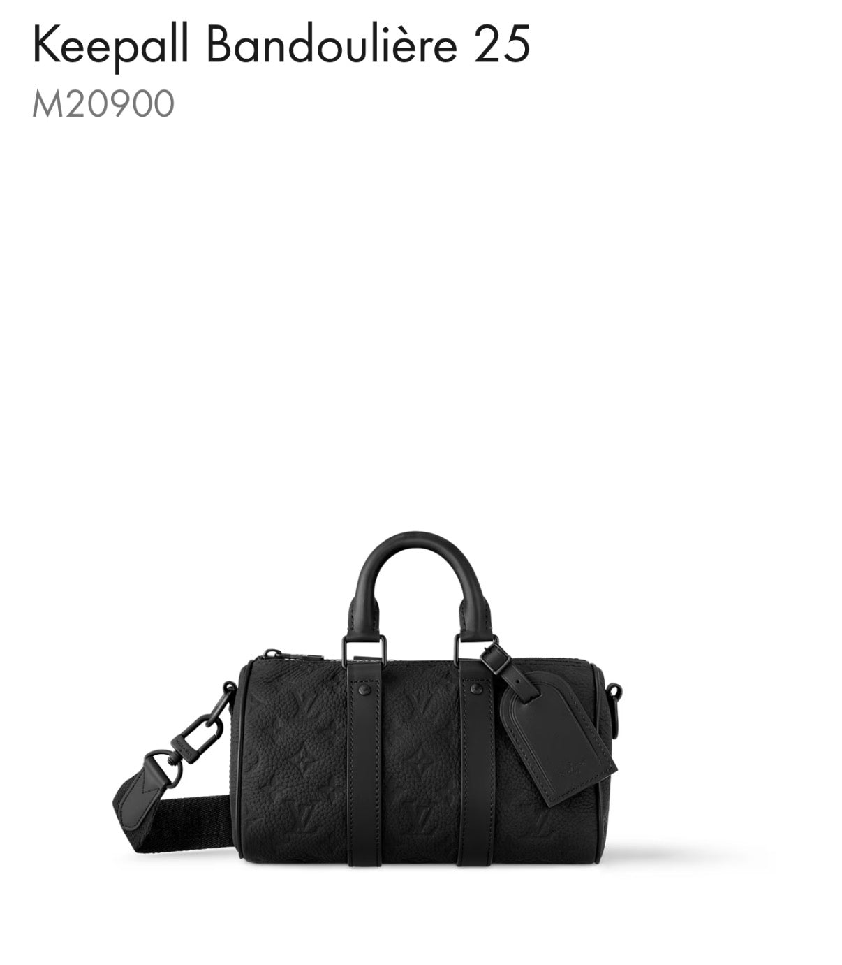 Custom Order - Base shaper for Louis Vuitton Keepall Bandoulière 25 men’s