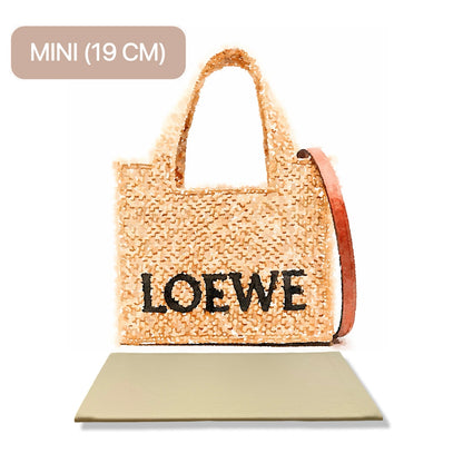 Base Shaper / Bag Insert Saver for LOEWE Font Raffia Tote Bag Mini