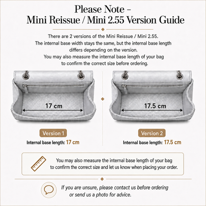 Base Shaper / Bag Insert Saver for CHANEL 2.55 Mini Reissue 224 Flap Bag