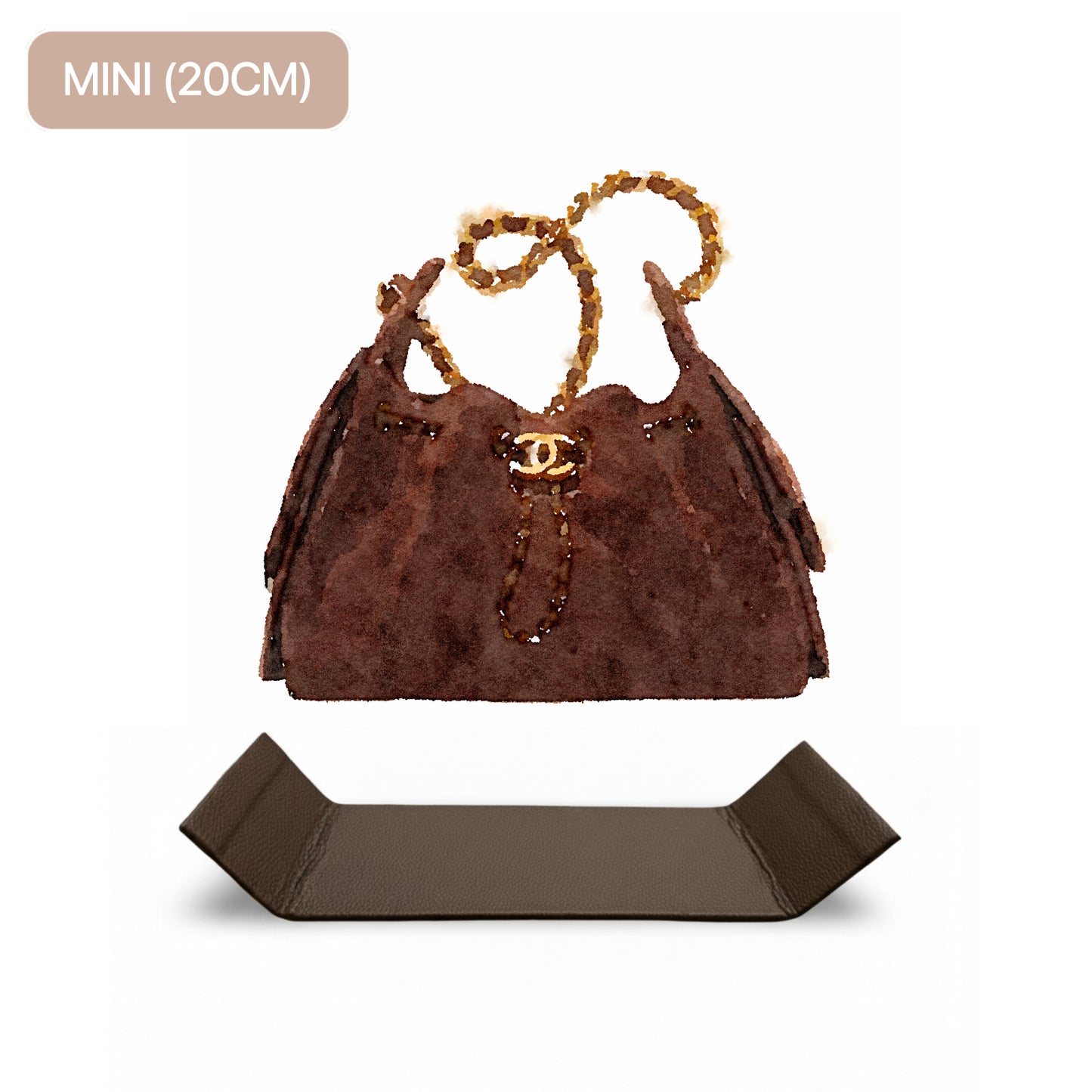 Base Shaper / Bag Insert Saver For CHANEL 25 Mini Hobo Bag