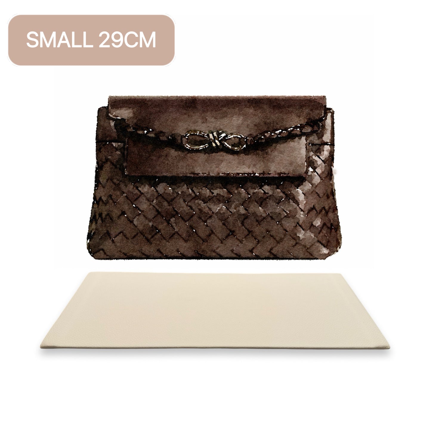 Base Shaper / Bag Insert Saver for BOTTEGA VENETA Small Andiamo Messenger Bag