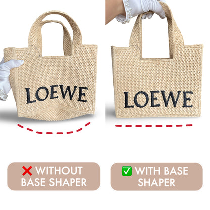 Base Shaper / Bag Insert Saver for LOEWE Font Raffia Tote Bag Small