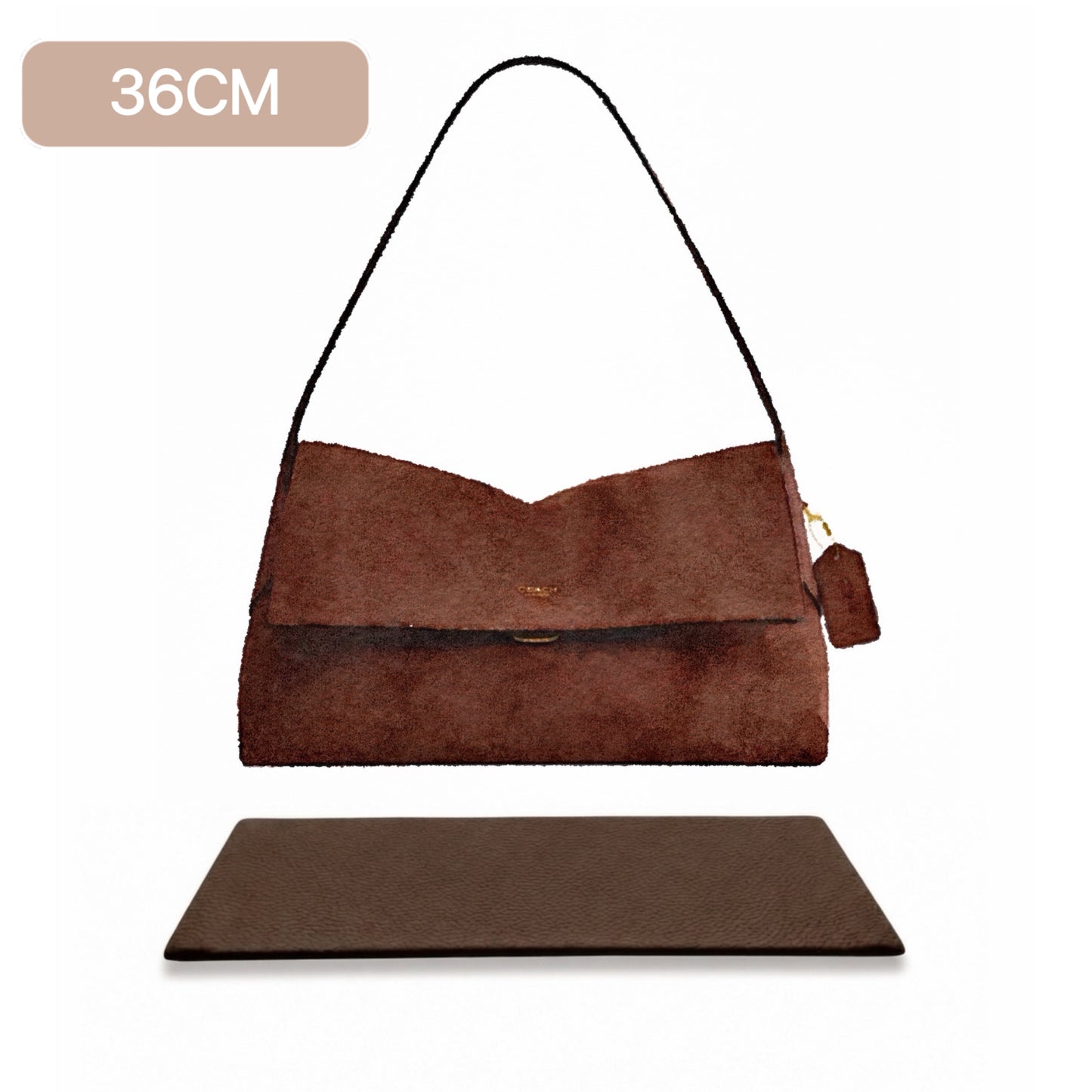 Base Shaper / Bag Insert Saver for COACH Chelsea Shoulder Bag 36