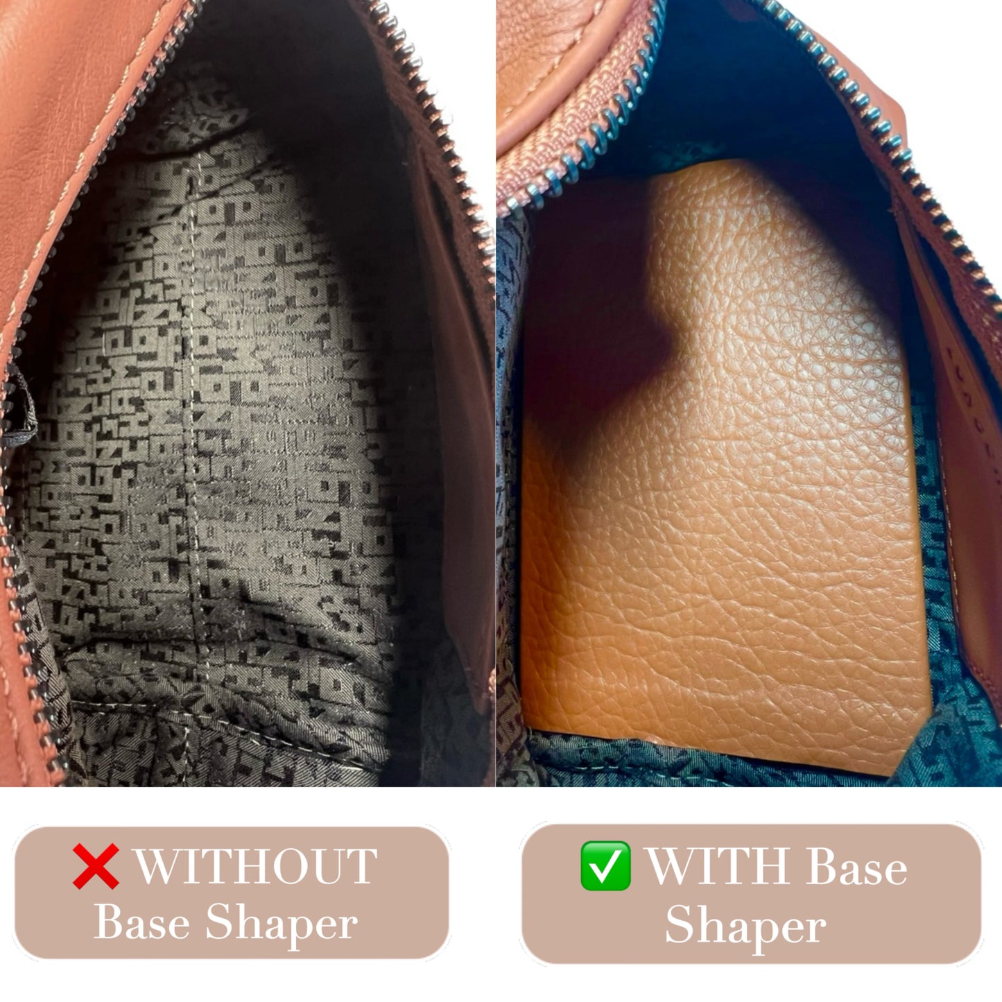 Base Shaper / Bag Insert Saver for Longchamp Le Pliage Xtra XS Vanity Crossbody Bag
