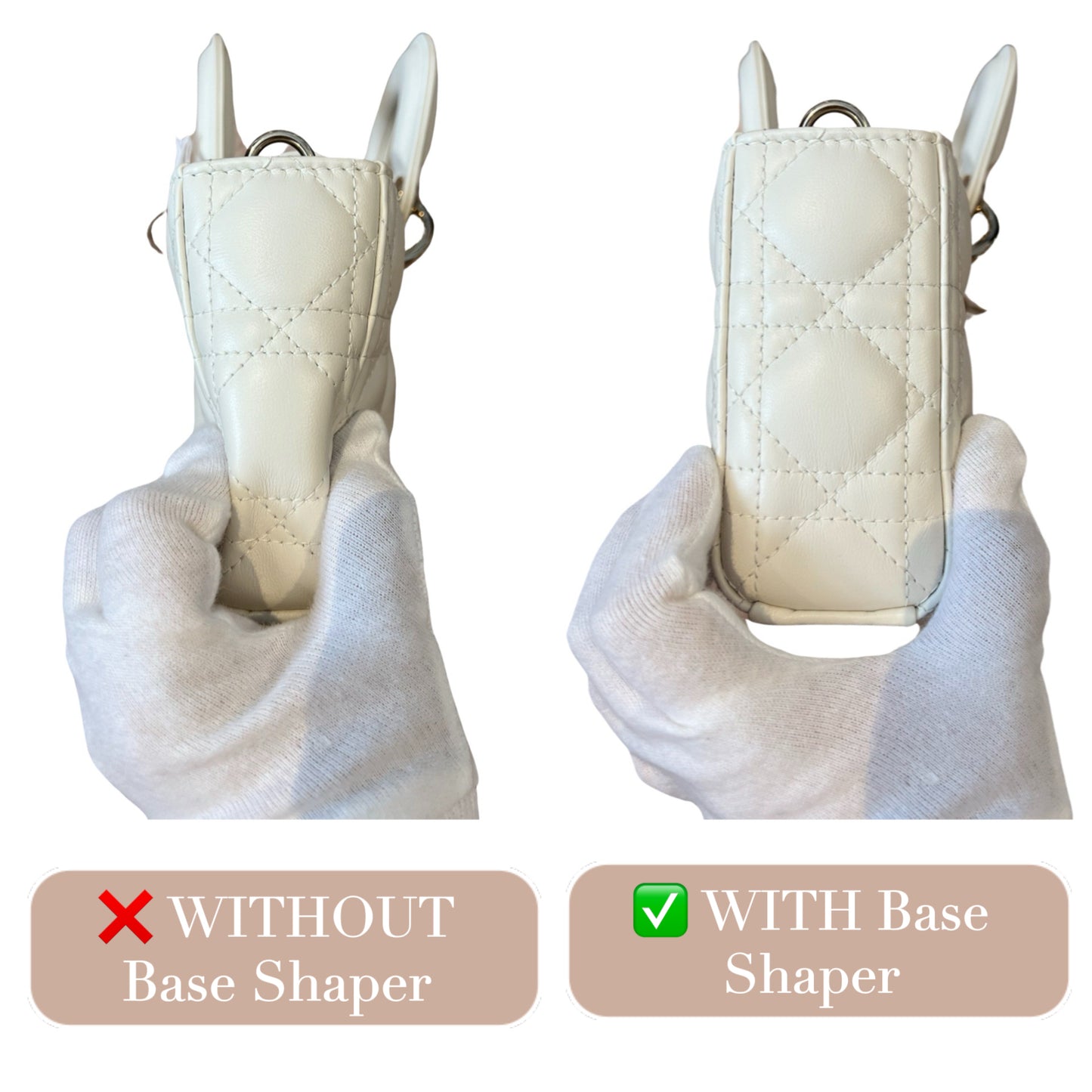Base Shaper / Bag Insert Saver for DIOR Small Lady D-Joy Bag