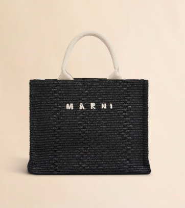 Custom Order - Base Shaper for MARNI Black raffia-effect Small Tote Bag