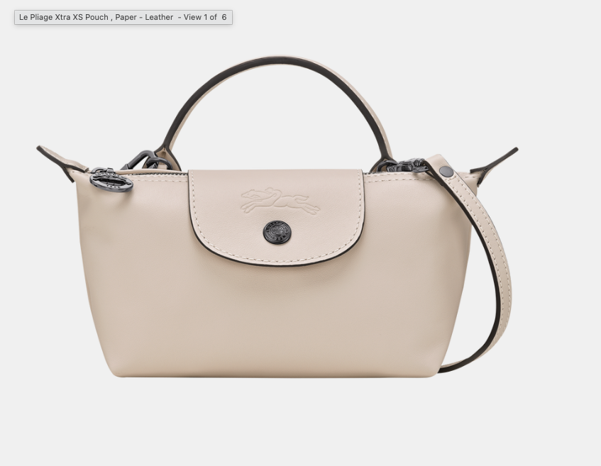 Custom Order - Base Shaper for Longchamp MINI LE PLIAGE XTRA XS Leather Pouch