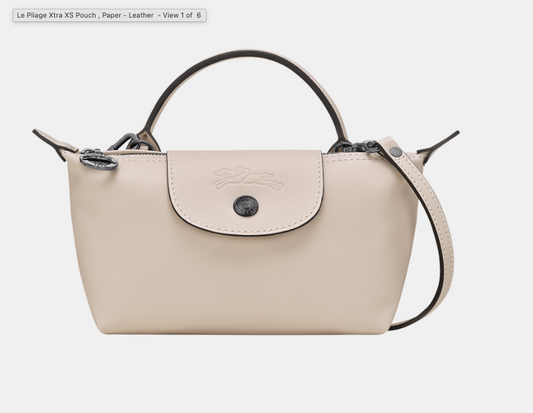 Custom Order - Base Shaper for Longchamp MINI LE PLIAGE XTRA XS Leather Pouch