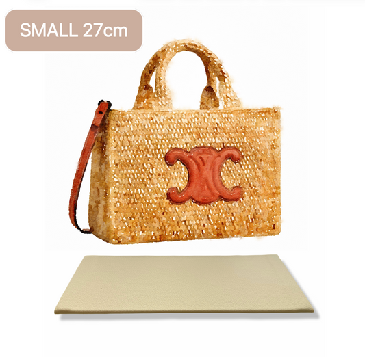Base Shaper / Bag Insert Saver for CELINE Small Cabas Thais in Raffia Tote Bag
