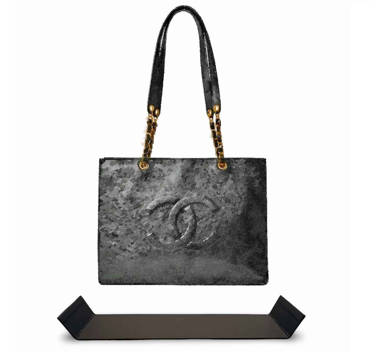 Base Shaper / Bag Insert Saver For CHANEL CC XL Tote Bag