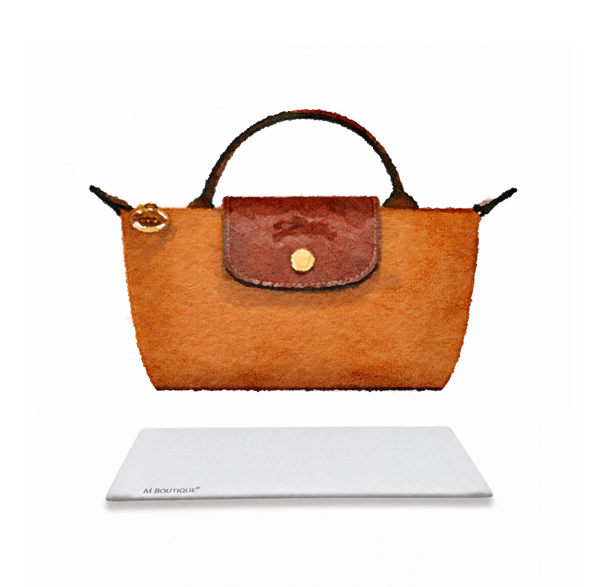 Base Shaper / Bag Insert Saver for Longchamp Le Pliage Original Pouch