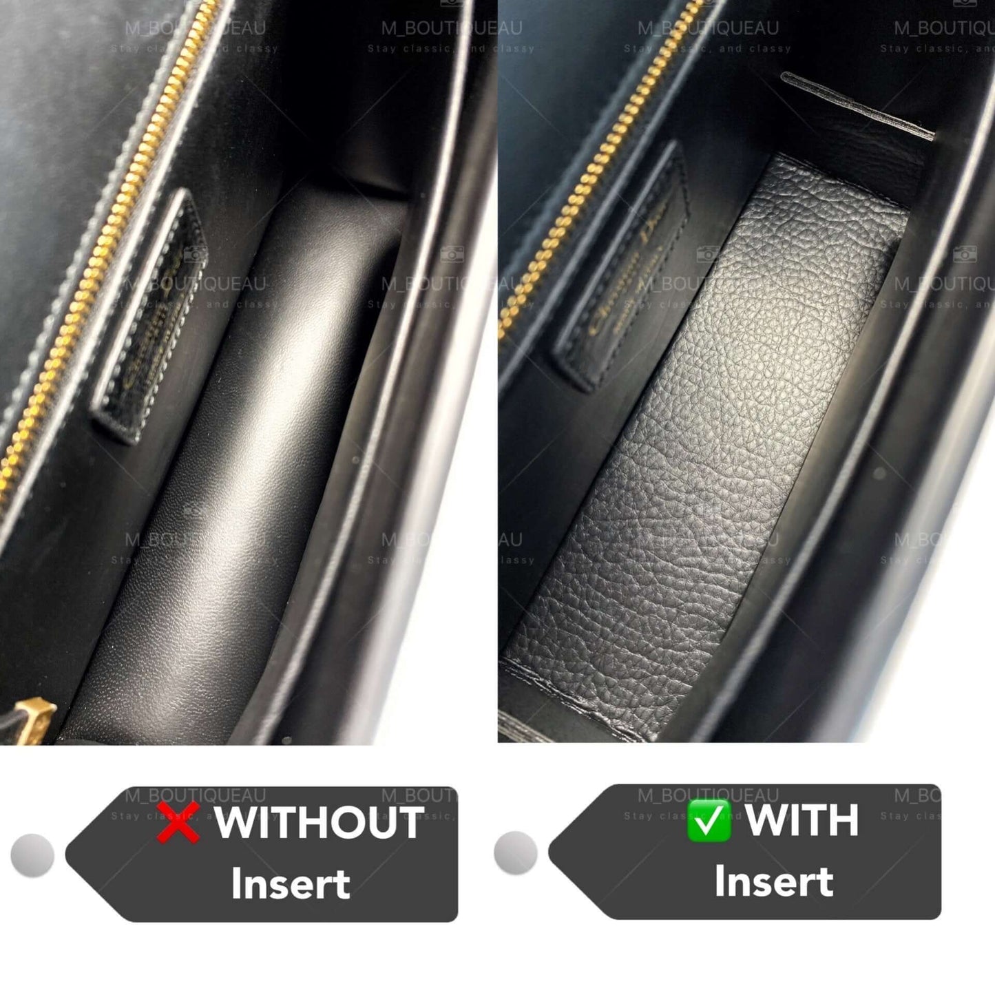 Base Shaper / Bag Insert Saver for DIOR Medium Caro Bag