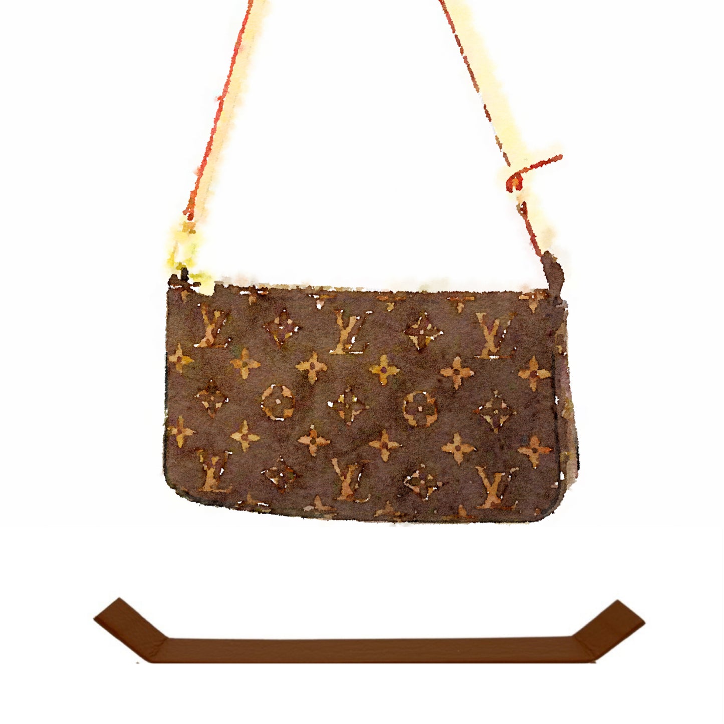 Base Shaper Bag Insert Saver For Louis Vuitton Pochette Accessoires