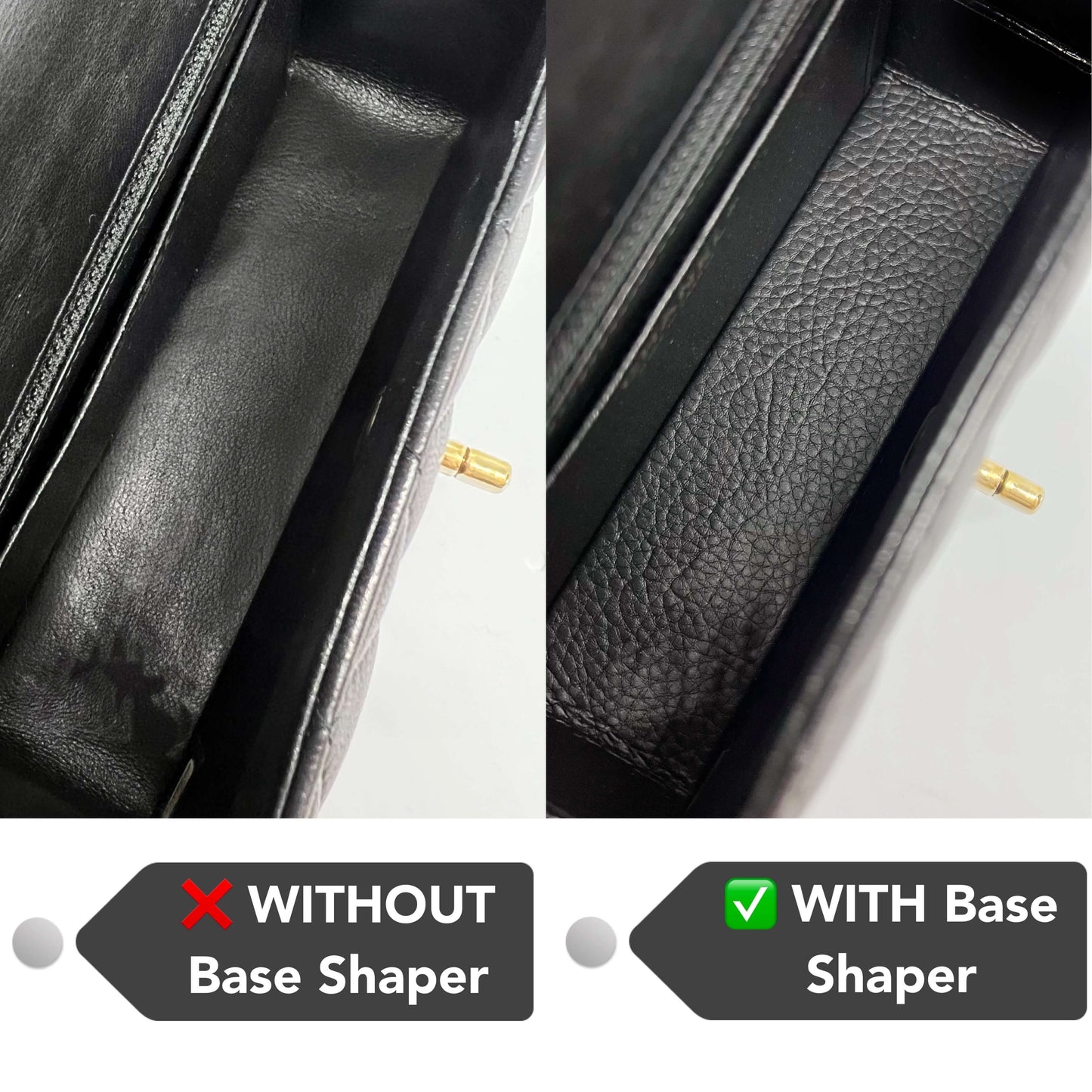 Base Shaper / Bag Insert Saver for CHANEL Statement Chevron Mini Flap Bag