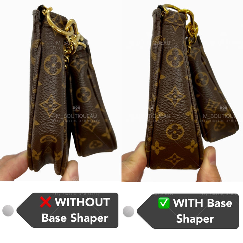 Base Shaper / Bag Insert Saver For Louis Vuitton Multi Pochette Accessoires in Canvas Version