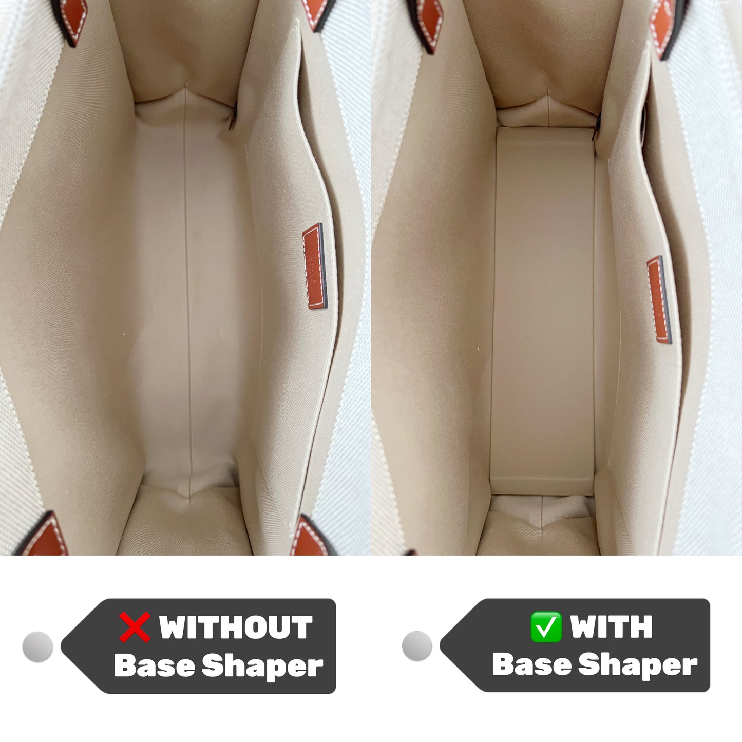Base Shaper / Bag Insert Saver For CHLOE Woody Medium Tote Bag