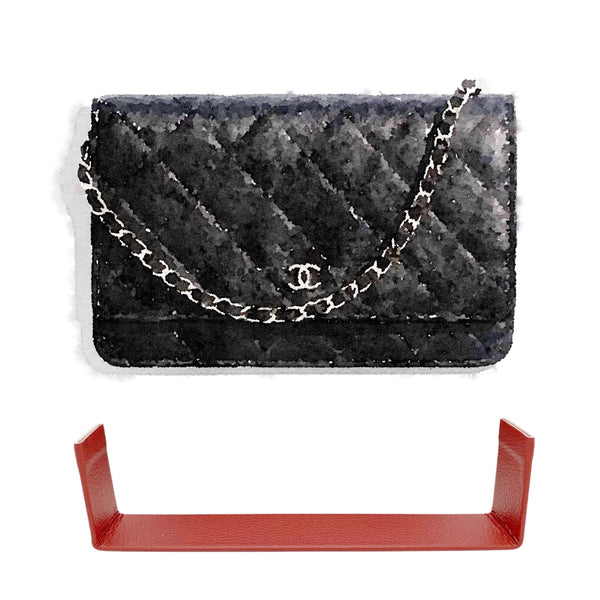 Chanel Fantasy Pearls Wallet on Chain Black Pearl WOC Bag
