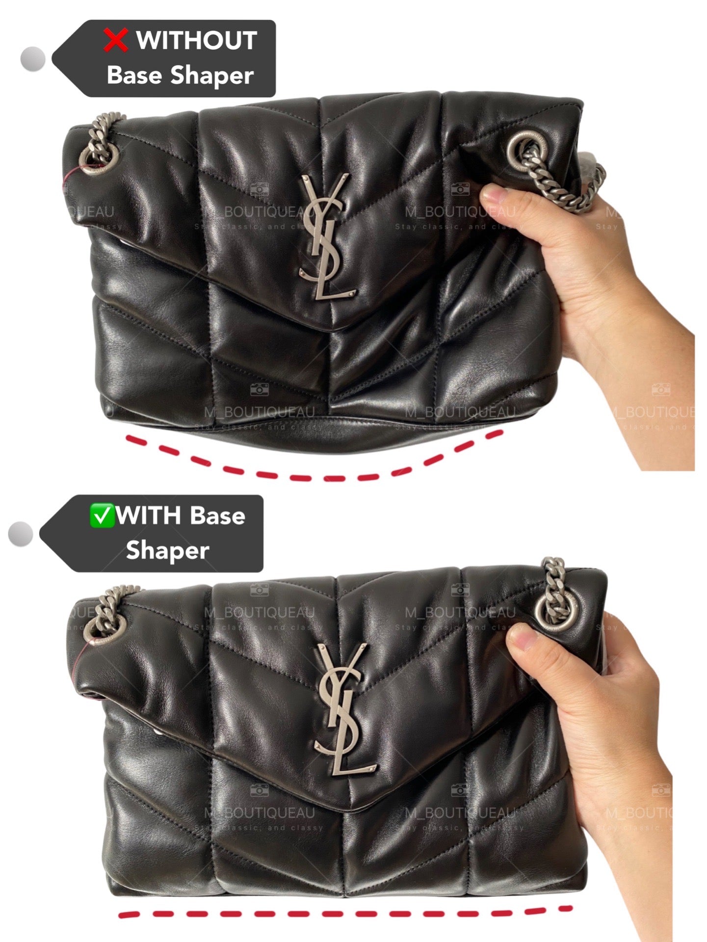Base Shaper / Bag Insert Saver for YSL Saint Laurent Loulou Puffer Small Shoulder Bag