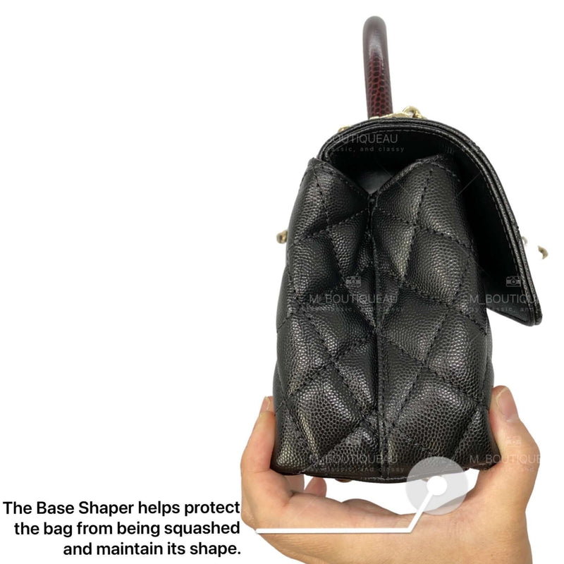 Base Shaper / Bag Insert Saver For CHANEL Medium Coco Handle Flap Bag (with base length of 29cm)