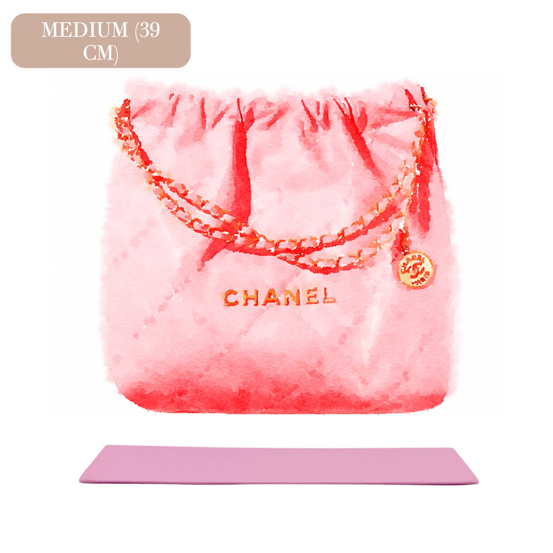 Bag Organizer Base Shaper Insert for Chanel Classic Flap Medium Burgundy  Red