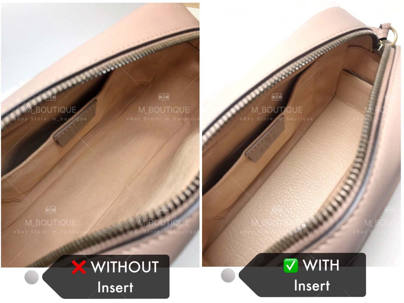 Base Shaper / Bag Insert Saver for GUCCI Marmont Small Matelassé Camera Shoulder Bag