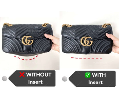 Base Shaper / Bag Insert Saver for GUCCI GG Large Marmont Flap Bag
