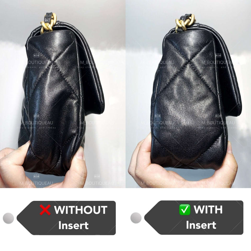 Base Shaper / Bag Insert Saver for CHANEL 19 Large Flap Bag (30cm)