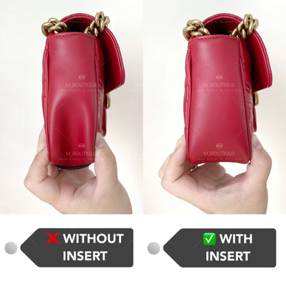 Base Shaper / Bag Insert Saver for GUCCI GG Marmont Matelasse Mini Bag