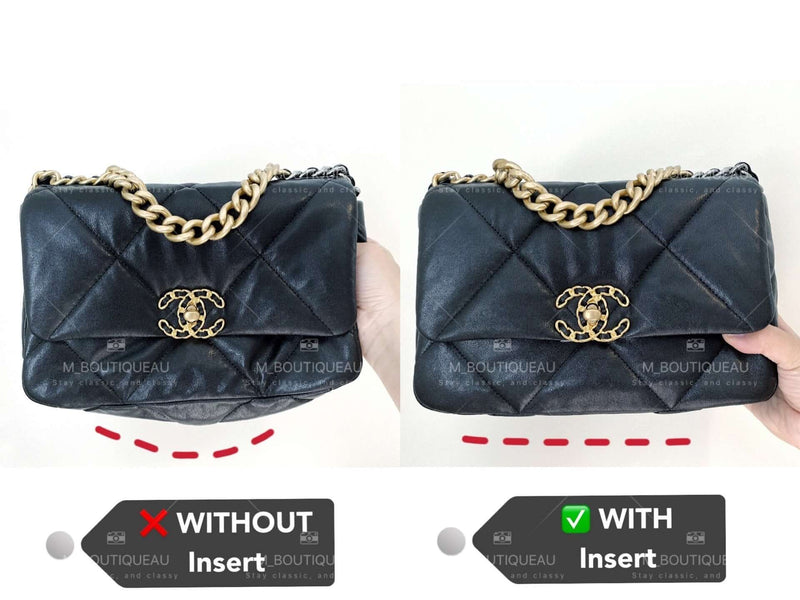 Base Shaper / Bag Insert Saver for CHANEL 19 Maxi Flap Bag (36cm)