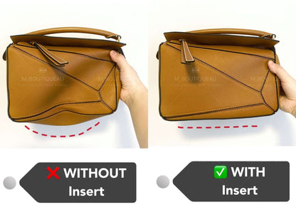 Base Shaper / Bag Insert Saver for LOEWE Small Puzzle Bag