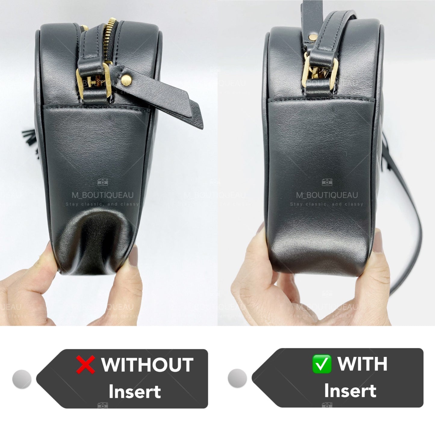 Base Shaper / Bag Insert Saver for YSL Saint Laurent Medium Lou Camera Bag