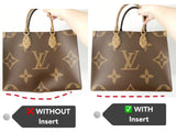 Base Shaper / Bag Insert Saver for Louis Vuitton On The Go Tote GM Empreinte Leather Version