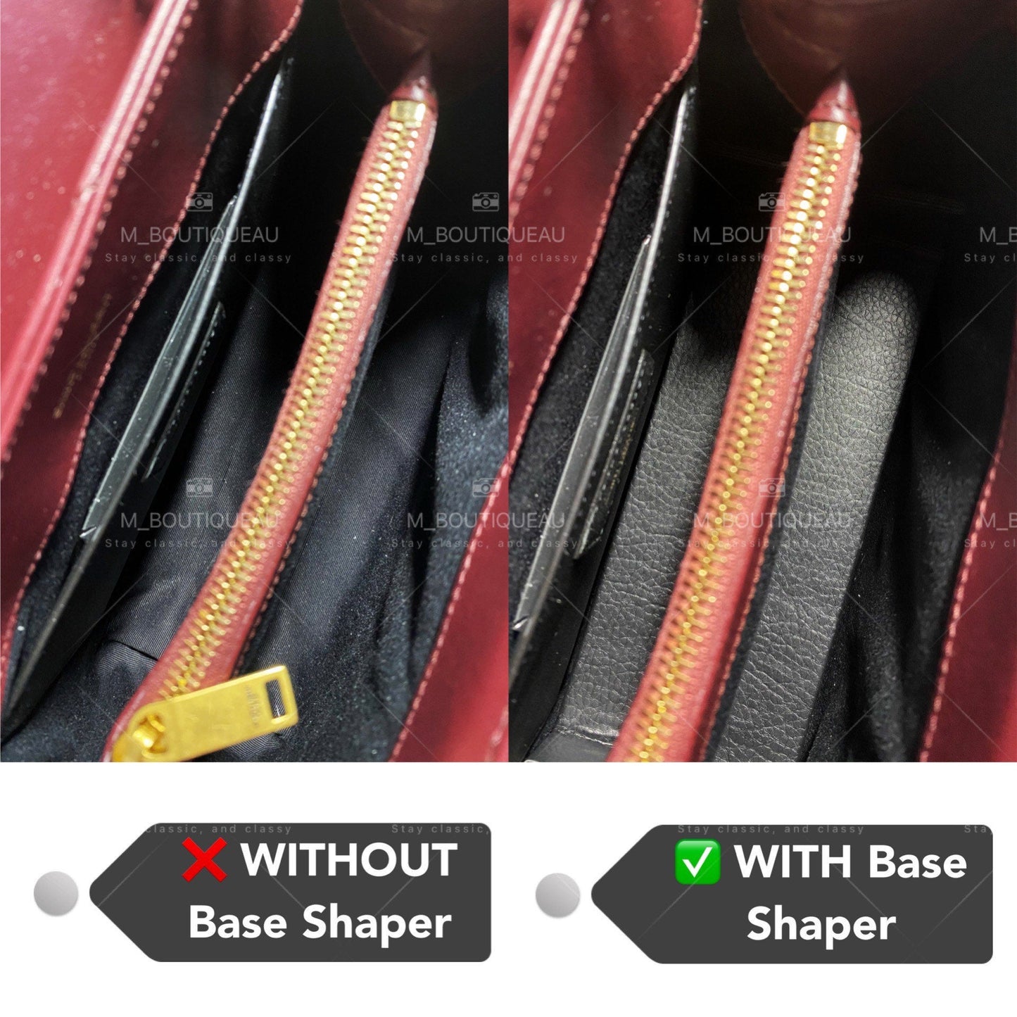 Base Shaper / Bag Insert Saver for YSL Saint Laurent Loulou Small Flap Bag