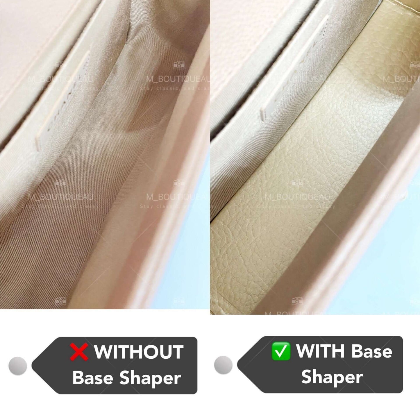Base Shaper / Bag Insert Saver For CHANEL Small Boy Bag
