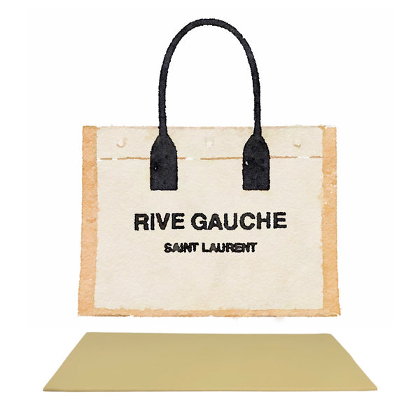 Saint Laurent Rive Gauche canvas tote bag Saint Laurent